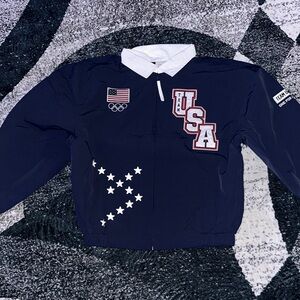 PacSun Navy USA Olympic Jacket